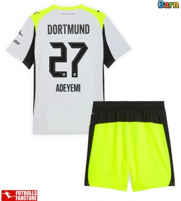 Borussia Dortmund Karim Adeyemi #27 Bortatröja Barn 2025-26 Kortärmad (+ Korta byxor)